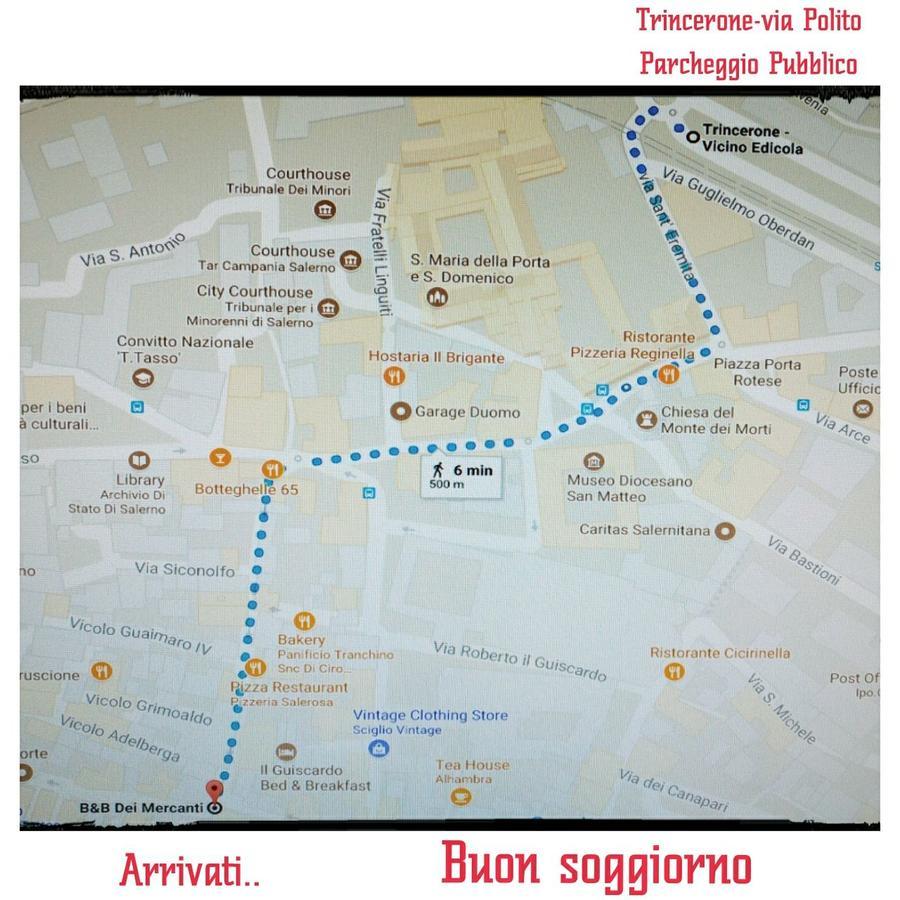 B&B Dei Mercanti Salerno Exteriér fotografie